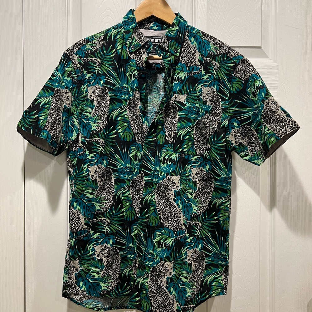 Alpha Beta Jungle Print Men's Shirt